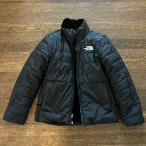 The North Face Girls Reversible Mossbud Swirl Jacket sz S